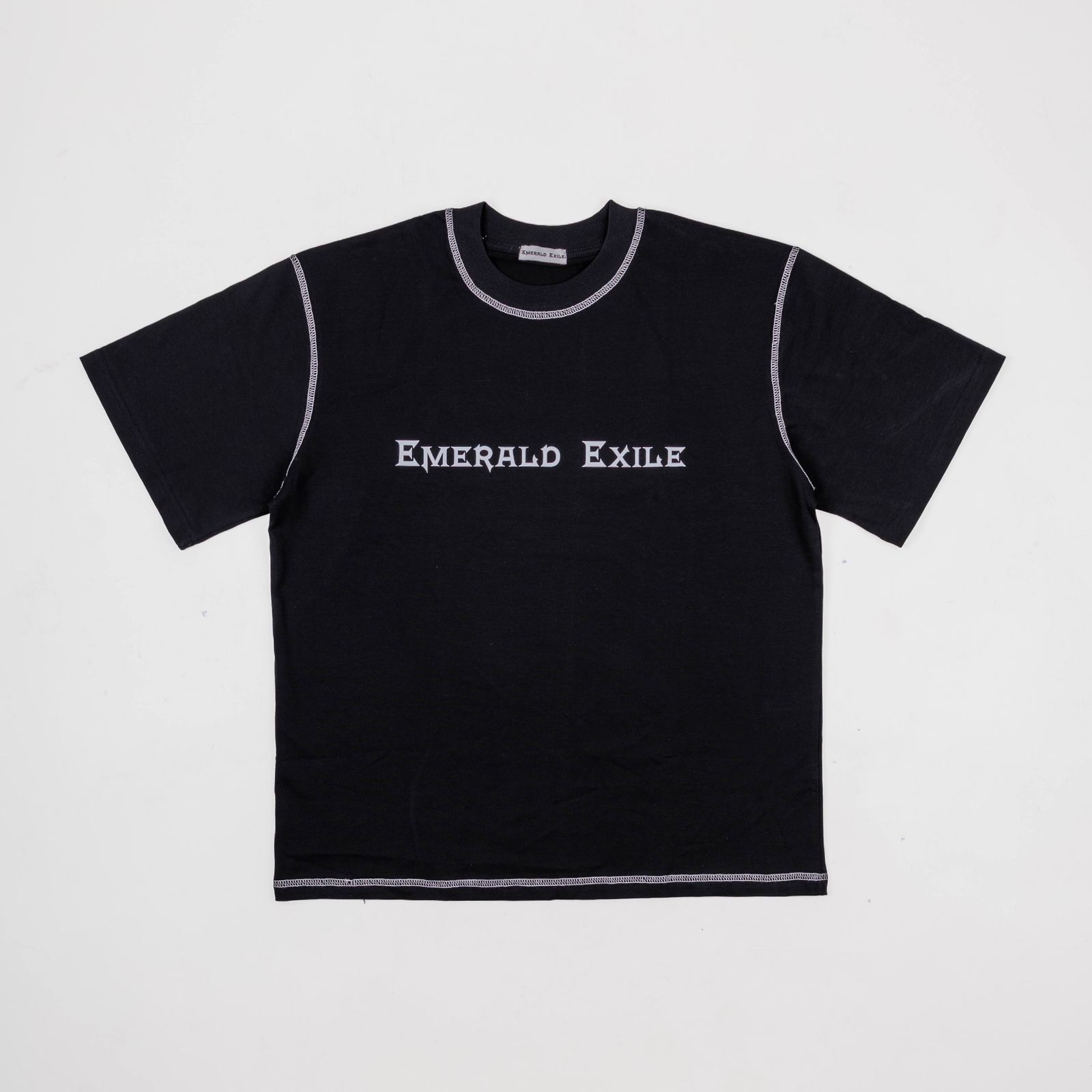 Exile Script Tee - Black
